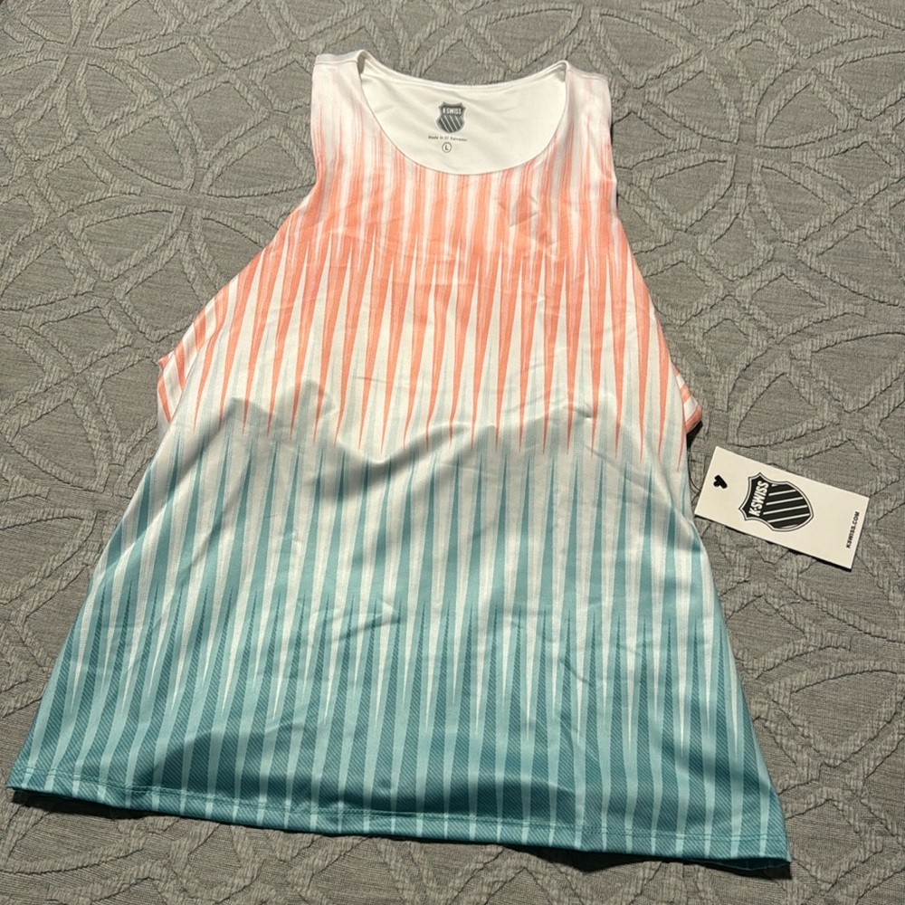 New K Swiss tennis tank